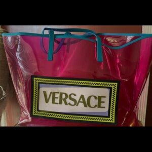 Authentic Versace swim tote